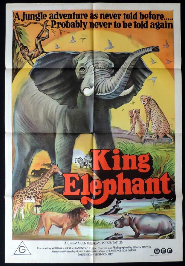 KING ELEPHANT One Sheet Movie Poster The African Elephant documentary