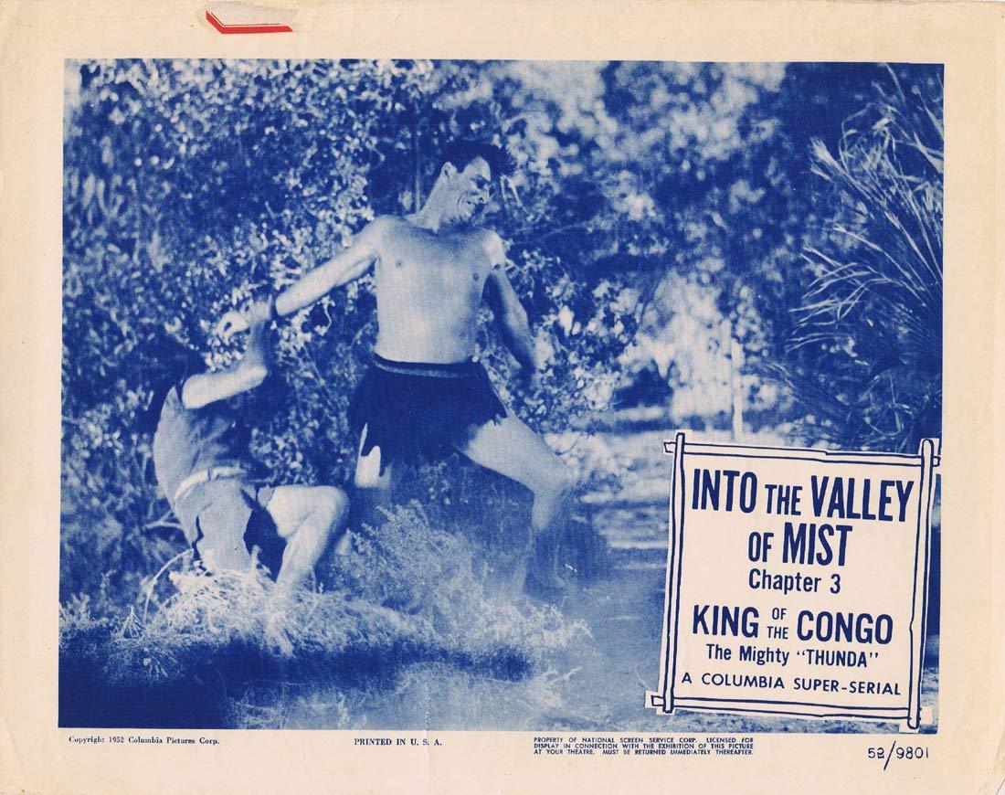 KING OF THE CONGO Original Lobby Card Chapter 3 Columbia Serial Buster Crabbe