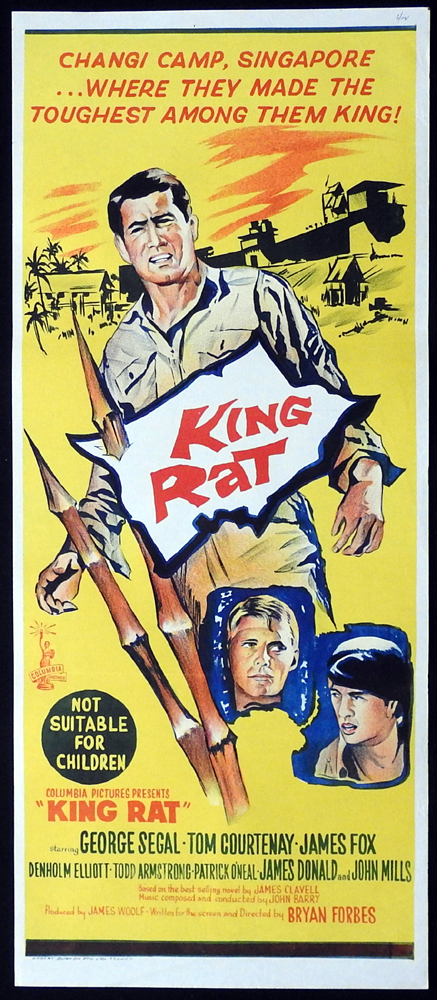 KING RAT Original Daybill Movie Poster George Segal Tom Courtenay