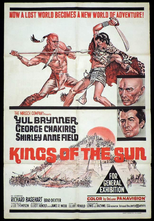 KINGS OF THE SUN One sheet Movie poster Yul Brynner