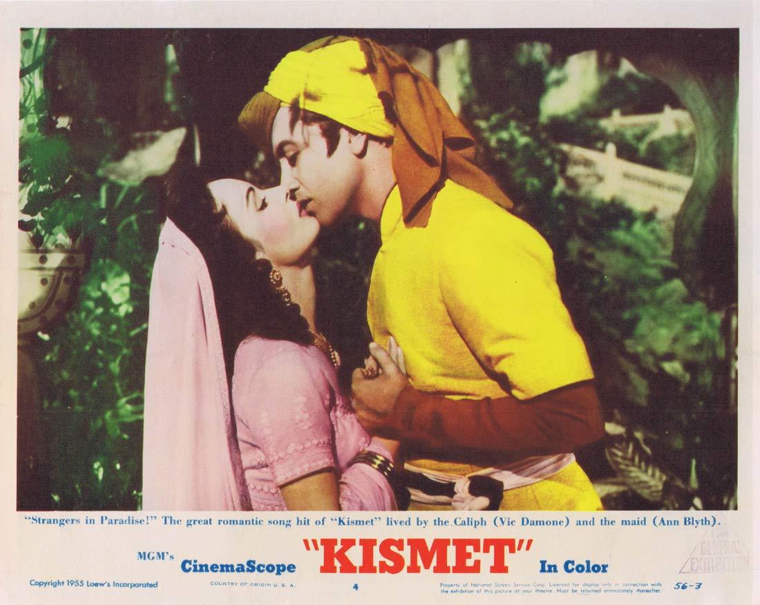 KISMET Original Lobby Card 4 Howard Keel Ann Blyth Dolores Gray