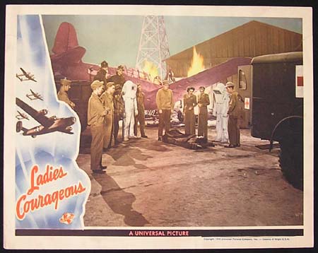 LADIES COURAGEOUS ’44-Loretta Young ORIGINAL US Lobby card