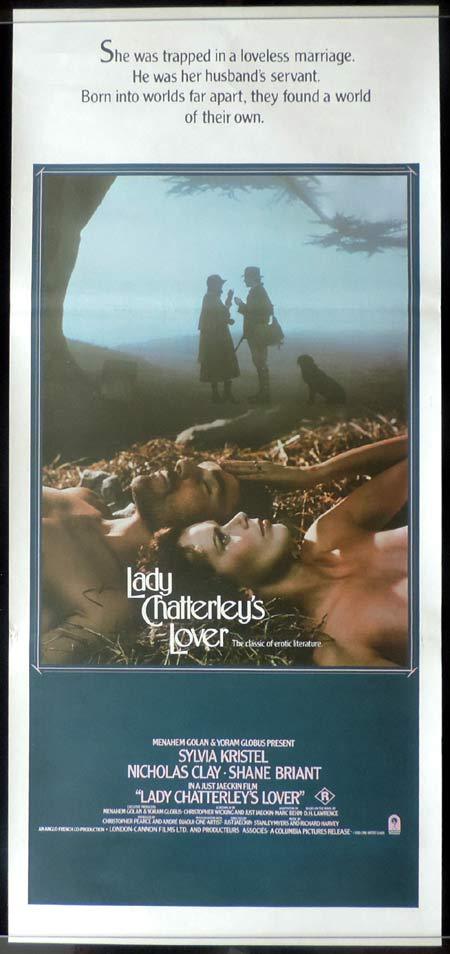 LADY CHATTERLEY’S LOVER Original Daybill Movie poster Sylvia Kristel Nicholas Clay