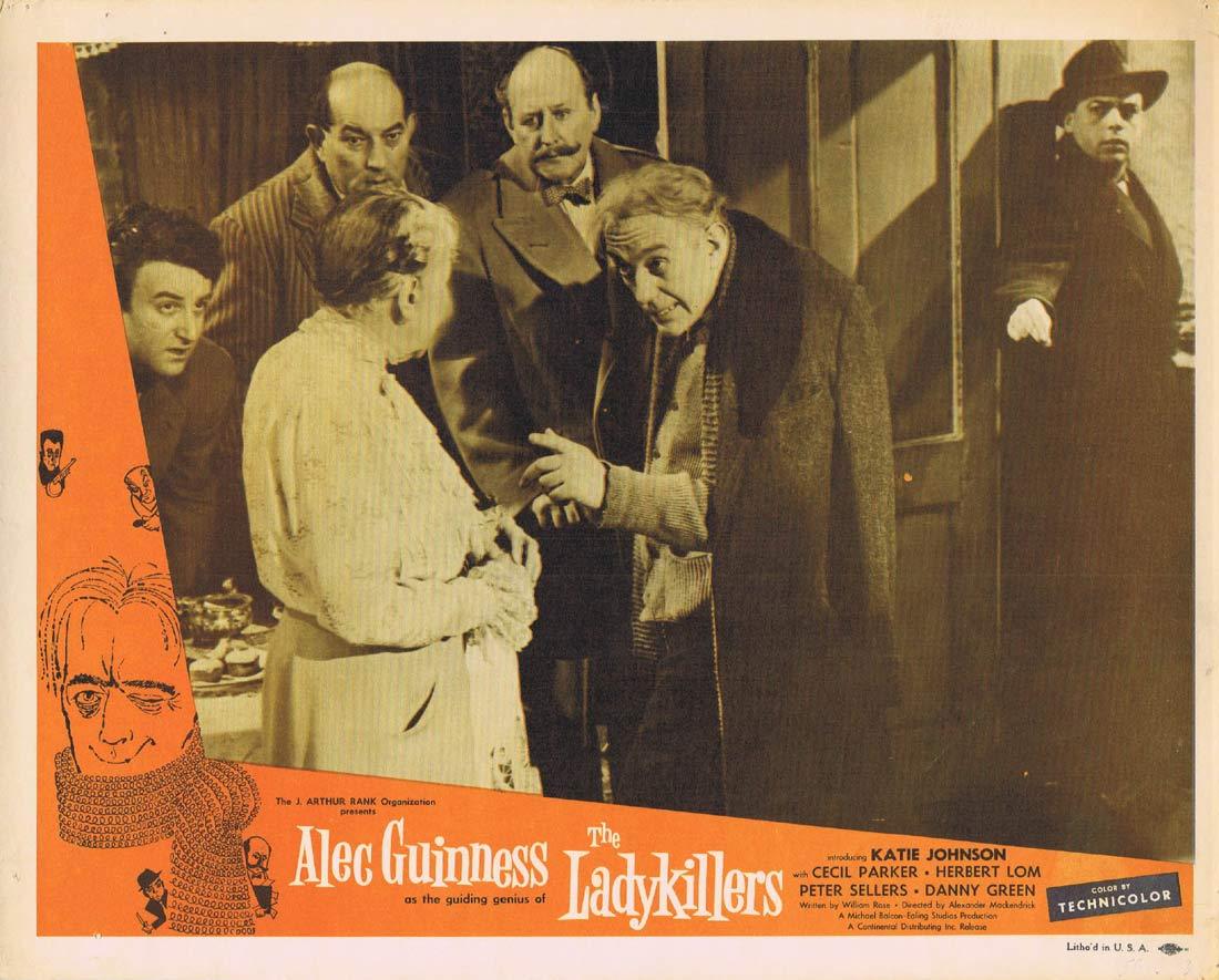 THE LADYKILLERS Original Lobby Card 4 Alec Guinness Cecil Parker Ealing