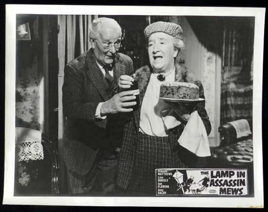 LAMP IN ASSASSIN MEWS Rare British Film Noir Lobby Card 1