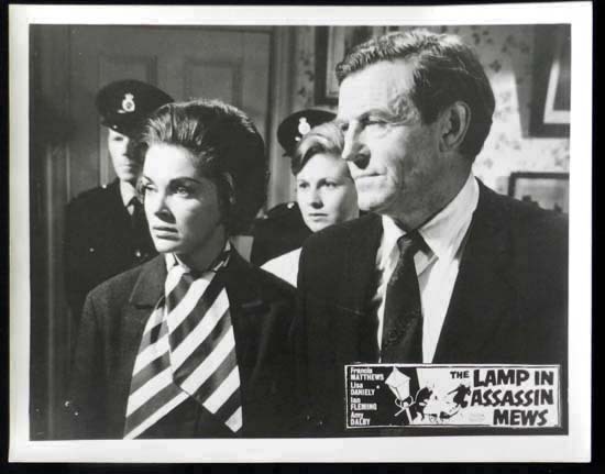 LAMP IN ASSASSIN MEWS Rare British Film Noir Lobby Card 3
