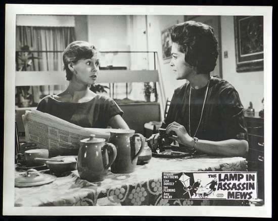 LAMP IN ASSASSIN MEWS Rare British Film Noir Lobby Card 4