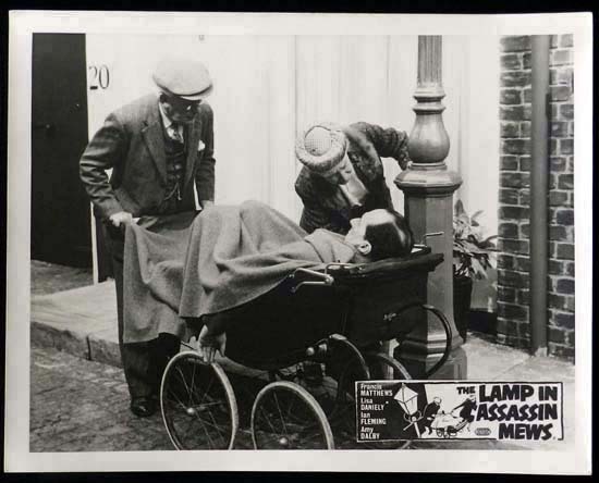 LAMP IN ASSASSIN MEWS Rare British Film Noir Lobby Card 8