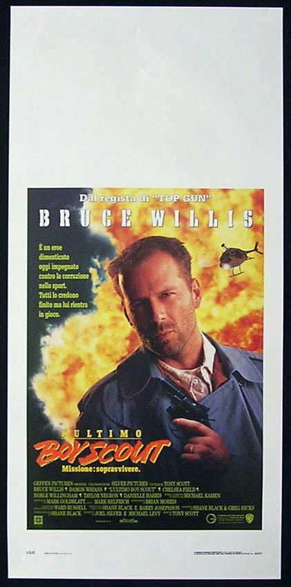 THE LAST BOY SCOUT Italian Locandina Movie Poster Bruce Willis