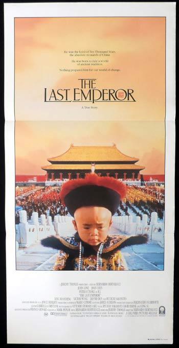 THE LAST EMPEROR Daybill Movie poster Peter O’Toole