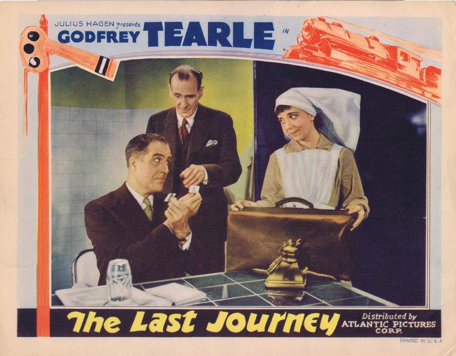 THE LAST JOURNEY Lobby Card 1936 Godfrey Tearle