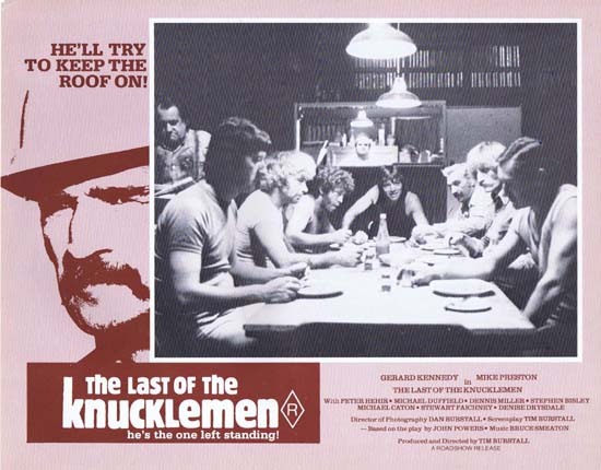 LAST OF THE KNUCKLEMEN 1979 Lobby Card 7 Australian Film Gerard Kennedy