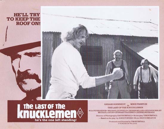 LAST OF THE KNUCKLEMEN 1979 Lobby Card 8 Australian Film Gerard Kennedy