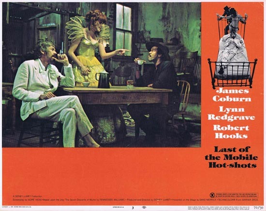 LAST OF THE MOBILE HOT SHOTS 1970 US Lobby card 3 James Coburn