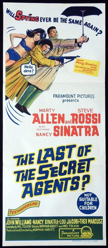 THE LAST OF THE SECRET AGENTS Original Daybill Movie Poster Marty Allen Nancy Sinatra