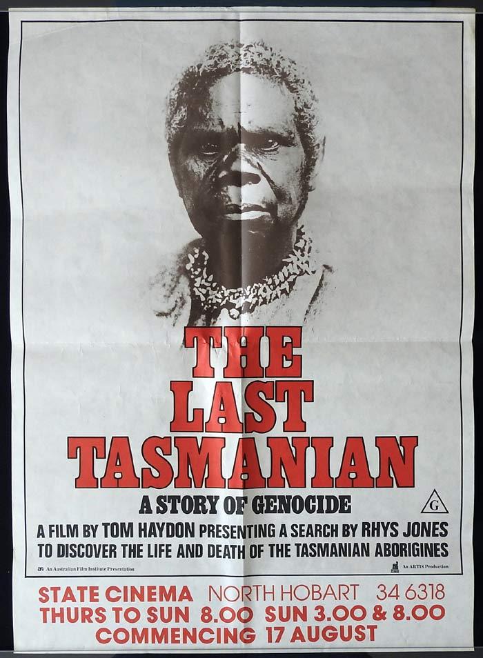 THE LAST TASMANIAN Australian Movie Poster Leo McKern
