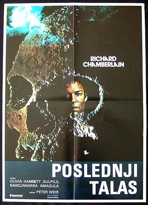 LAST WAVE, The ’77 Peter Weir SKULL STYLE Yugoslav poster