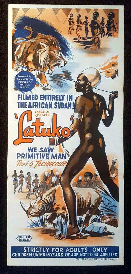 LATUKO aka WAKAMBA Daybill Movie Poster Charles Boyer 1948