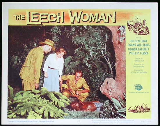 LEECH WOMAN Colleen Gray Sci Fi Lobby card 2