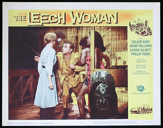 LEECH WOMAN Colleen Gray Sci Fi Lobby card 5