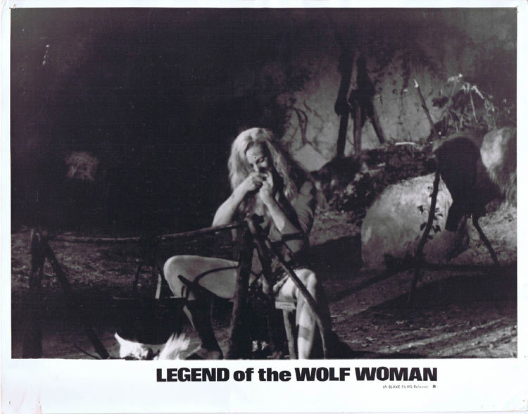 LEGEND OF THE WOLF WOMAN Lobby card 3 Horror WEREWOLF