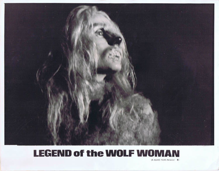 LEGEND OF THE WOLF WOMAN Lobby card 5 Horror WEREWOLF