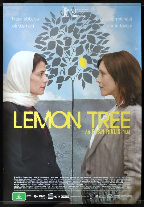 LEMON TREE One Sheet Movie Poster Hiam Abbass Israeli Film