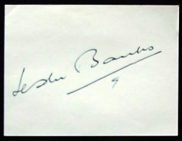 LESLIE BANKS (Star of Hitchcock's The Man Who Knew Too Much) Autograph