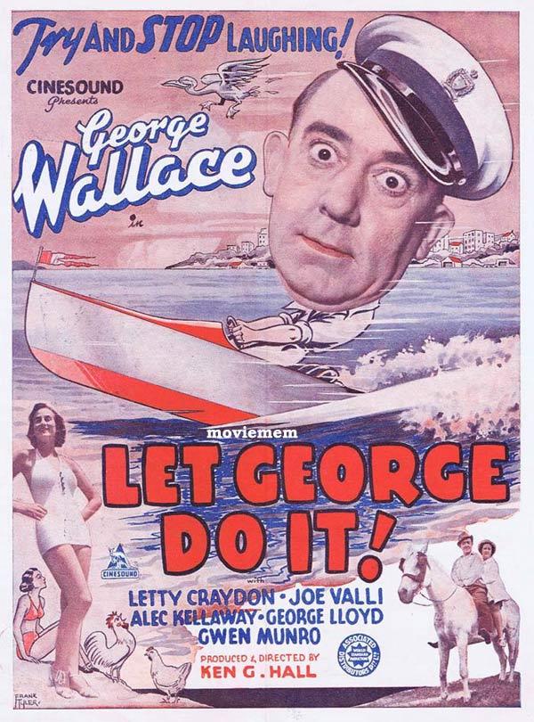 LET GEORGE DO IT 1938 Rare Original GEORGE WALLACE Movie Herald