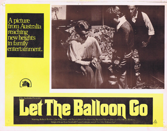 LET THE BALLOON GO Lobby Card 4 1972 John Ewart