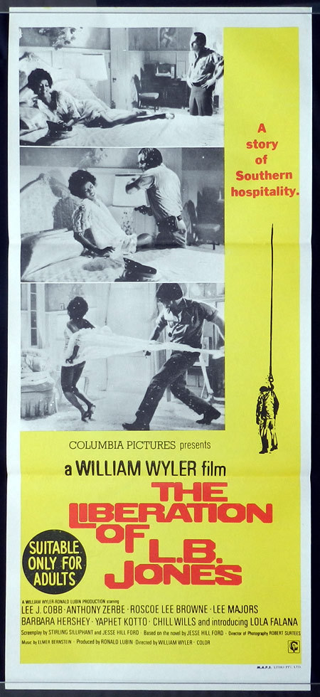 THE LIBERATION OF LB JONES Original Daybill Movie poster Lee J.Cobb