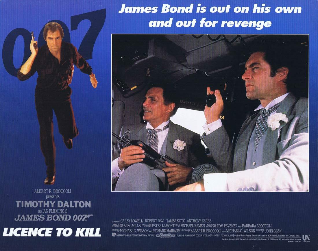 LICENCE TO KILL Lobby Card Timothy Dalton James Bond