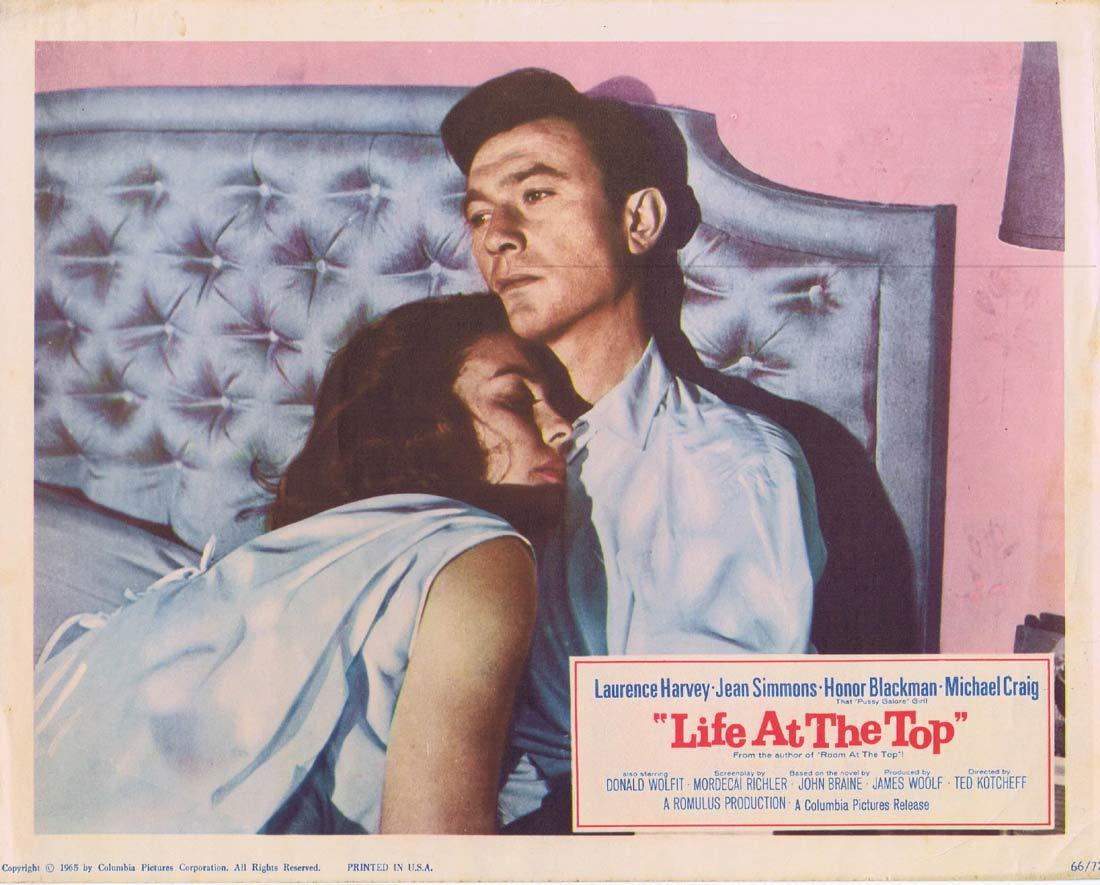 LIFE AT THE TOP Lobby Card 5 Laurence Harvey Jean Simmons