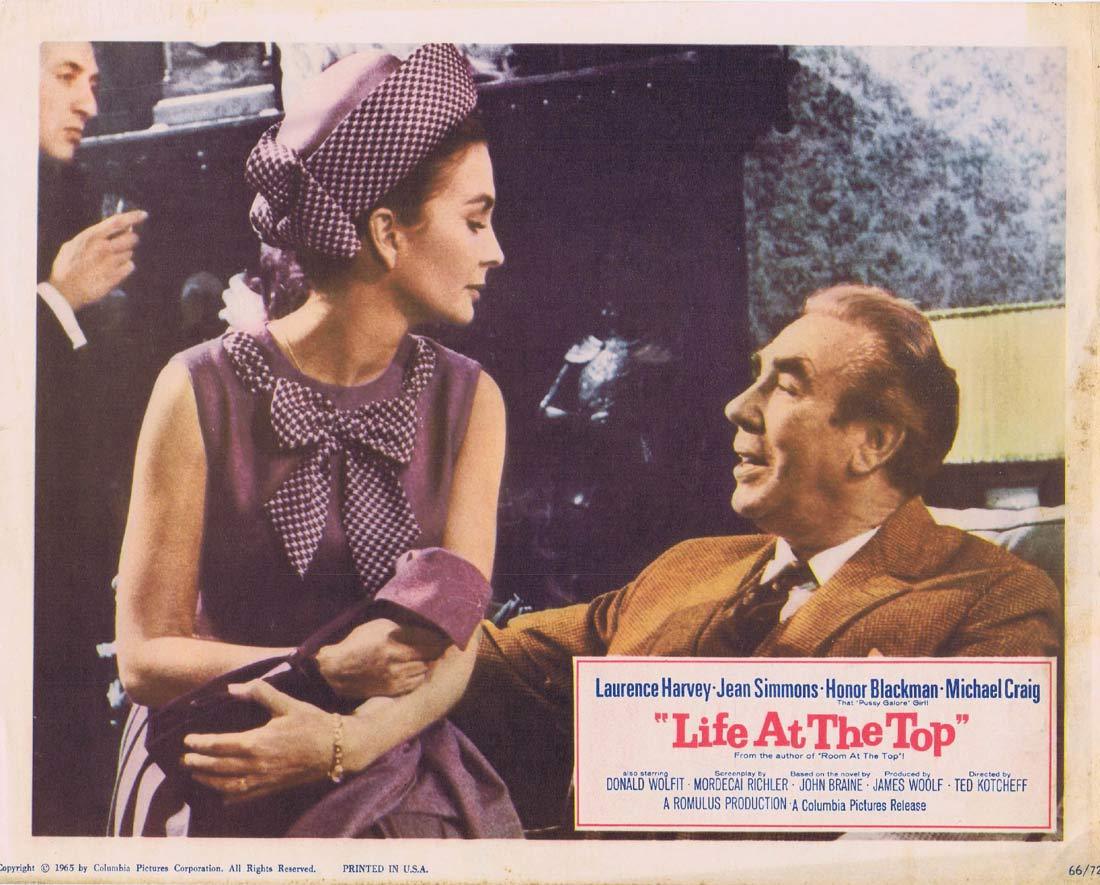 LIFE AT THE TOP Lobby Card 7 Laurence Harvey Jean Simmons