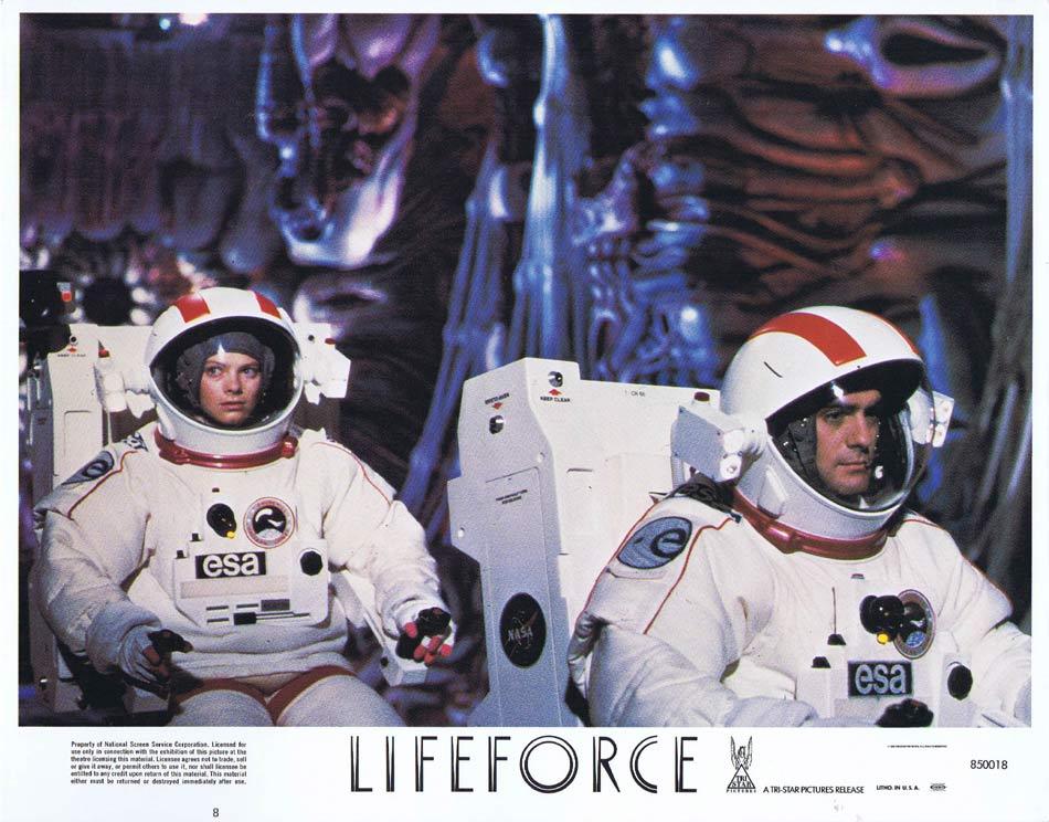 LIFEFORCE Lobby Card 8 Space Vampires Sci Fi Horror