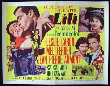 LILI ’52-Leslie Caron-Ferrer US HALF SHEET poster
