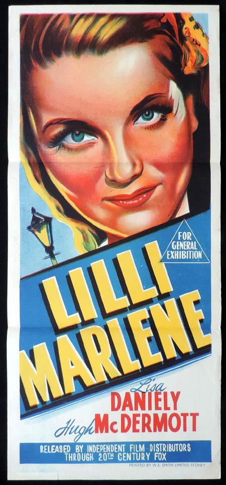 LILLI MARLENE Original Daybill Movie Poster Lisa Daniely