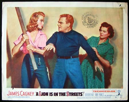 A LION IS IN THE STREETS James Cagney ORIGINAL US Lobby card #7