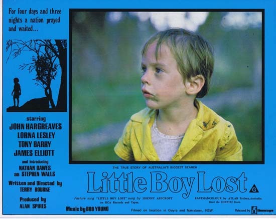 LITTLE BOY LOST 1978 Australian Film Classic Rare Lobby Card 1