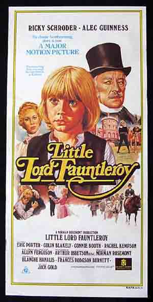 LITTLE LORD FAUNTLEROY Original daybill Movie poster 1980 Alec Guinness