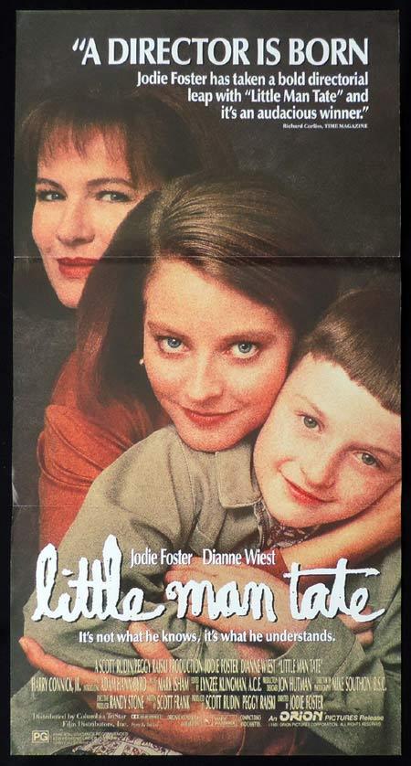 LITTLE MAN TATE Original Daybill Movie Poster Jodie Foster Diane Wiest