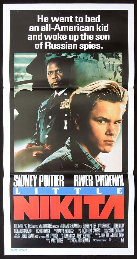 LITTLE NIKITA Original daybill Movie Poster Phoenix Sidney Poitier