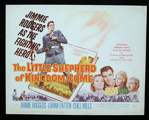 LITTLE SHEPHERD OF KINGDOM COME 1960 Jimmie Rodgers Title Lobby Card