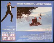 LIVING DAYLIGHTS, The '87-James Bond RARE British Lobby Card #5