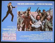 LIVING DAYLIGHTS, The '87-James Bond RARE British Lobby Card #8