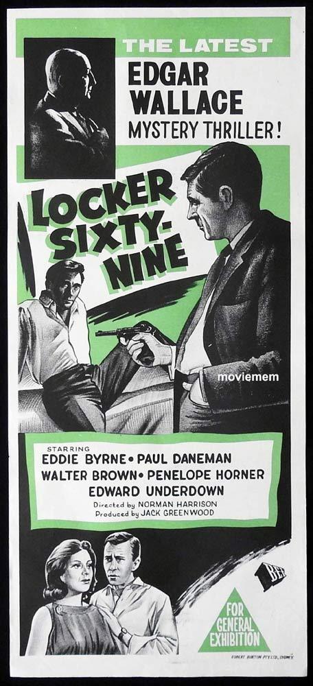 LOCKER SIXTY NINE Original Daybill Movie Poster Paul Daneman John LeMesurier