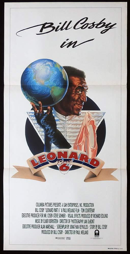 LEONARD PART 6 Original Daybill Movie poster Bill Cosby Tom Courtenay Moses Gunn