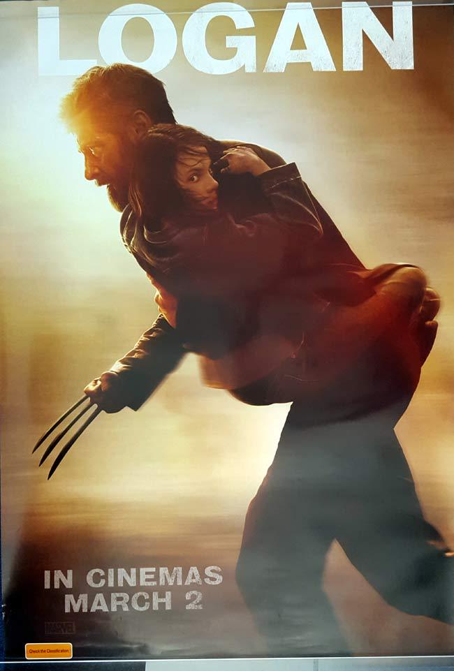 LOGAN Original Rolled One sheet Movie Poster Hugh Jackman Wolverine