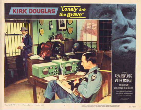 LONELY ARE THE BRAVE 1962 Kirk Douglas US Lobby Card 7