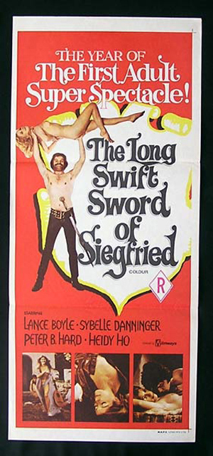 LONG SWIFT SWORD OF SIEGFRIED ’71-Lance Boyle daybill
